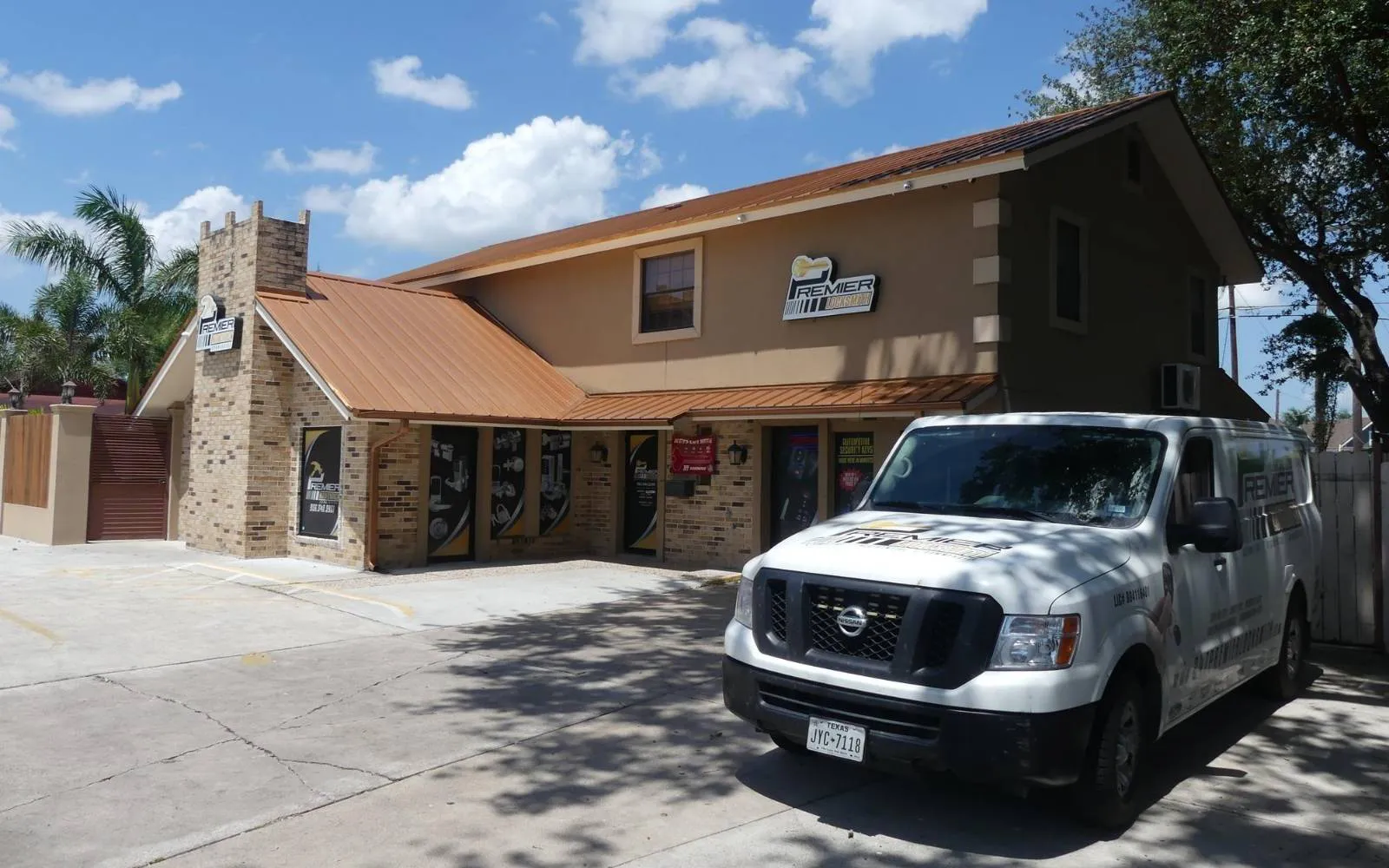 Premier Locksmith storefront in Mission Texas