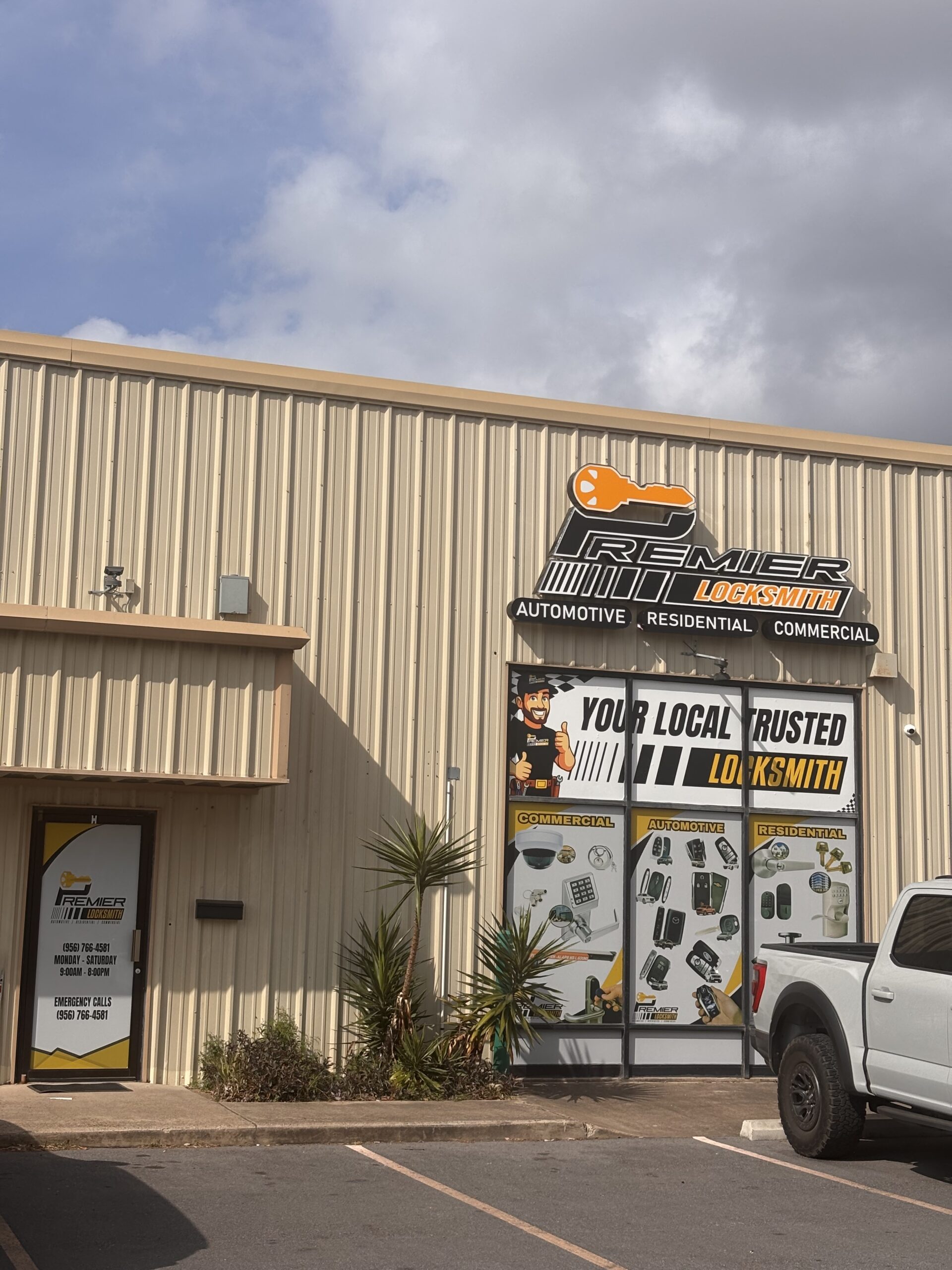 Premier Locksmith McAllen storefront